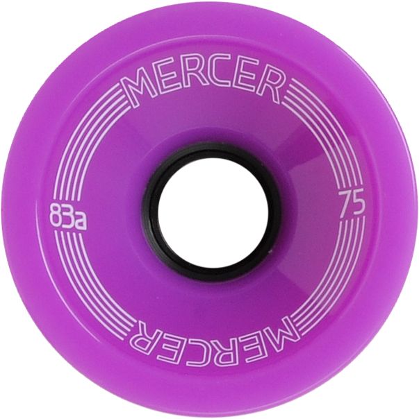 Mercer 75mm Purple 83a Skateboard Wheels