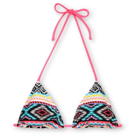 Malibu Dream Head Games Tribal Triangle Bikini Top