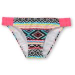 Malibu Dream Head Games Tribal Shirr-Side Hipster Bikini Bottom