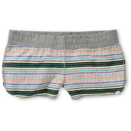 Element Girls Lotus Jacquard Grey Terry Shorts