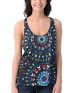 Element Girls Morgan Black Mesh Back Tank Top