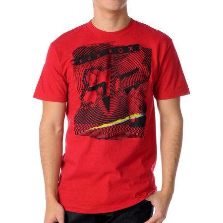 Fox Decca Red Graphic Tee Shirt