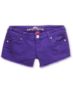 Almost Famous Tracy Girls Purple Cut Off Color Denim Shorts