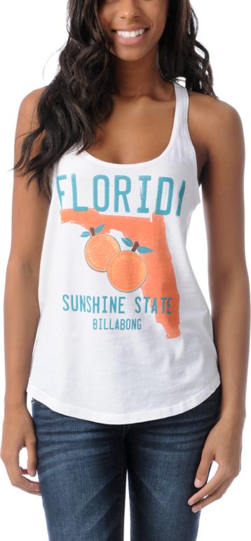 Billabong Girls Friend Lover Florida Racerback Tank Top