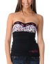 Metal Mulisha Ariella Black & Pink Tube Top