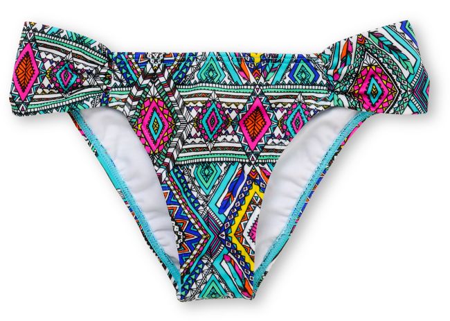 Billabong Native Dream Reina Turquoise Tab Side Bikini Bottom