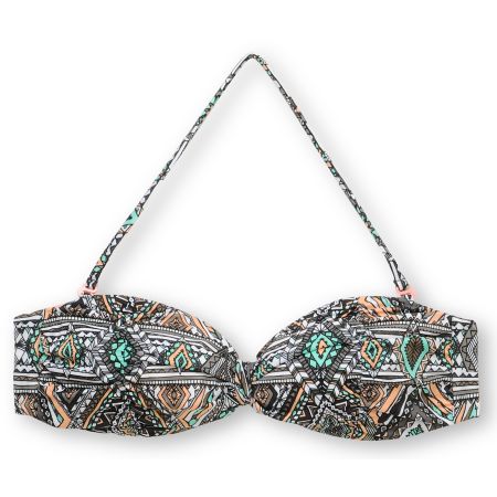Billabong Native Dream Reina Charcoal Bandeau Bikini Top