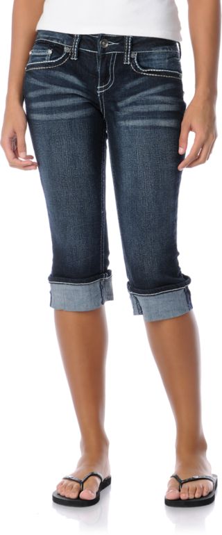 YMI Girls Becca Cropped  Jeans