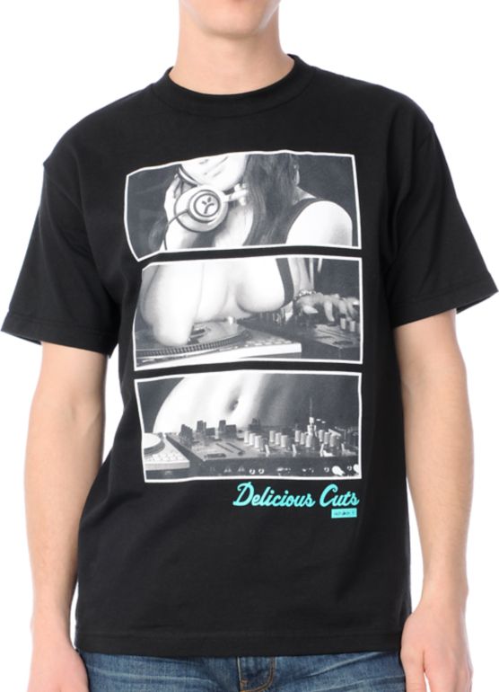 Acrylick Delicious Cuts Black Tee Shirt