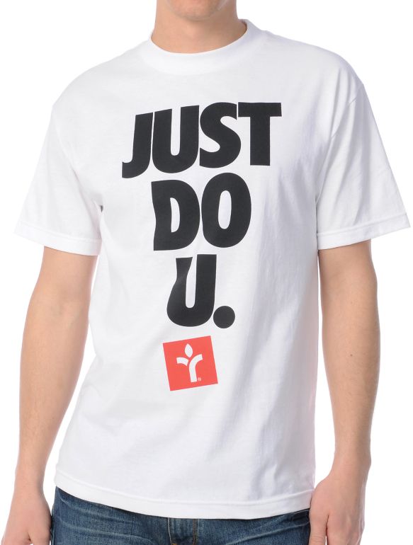Acrylick Just Do U White Tee Shirt 