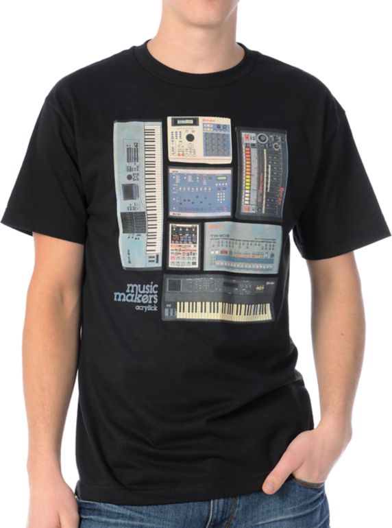 Acrylick Music Makers Black Tee Shirt
