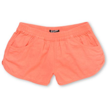 Volcom Girls Rev Up Shortie 2.5 Coral Shorts