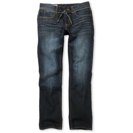 Empyre Skeletor Dark Stone Blue Slim Jeans