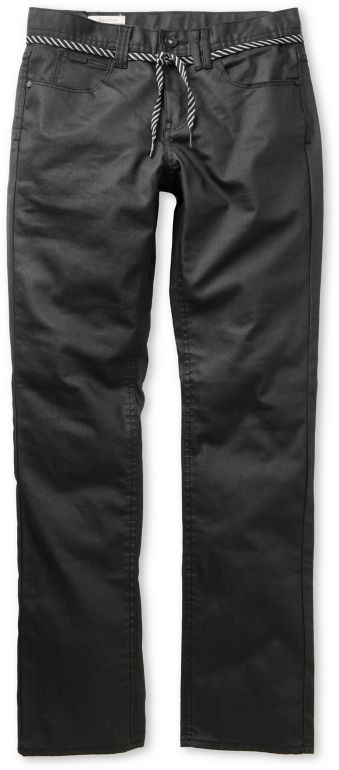 Empyre Skeletor Black Waxed Slim Jeans
