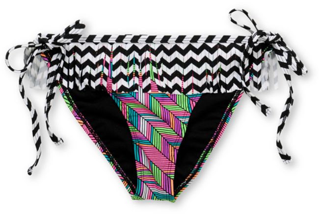 Damsel Cleopatra Neon Fringe Tie Side Bikini Bottom