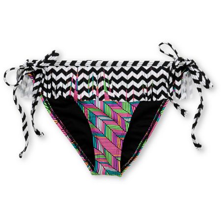 Damsel Cleopatra Neon Fringe Tie Side Bikini Bottom