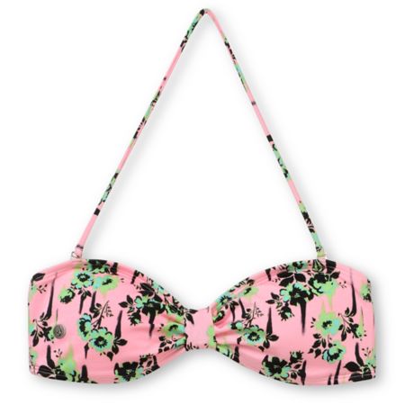 Volcom Girls Break It Up Bandeau Pink Bikini Top