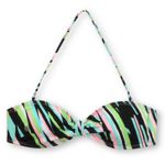 Volcom Girls Break It Up Green Bandeau Bikini Top