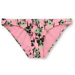 Volcom Girls Break It Up  Pink Basic Bikini Bottom