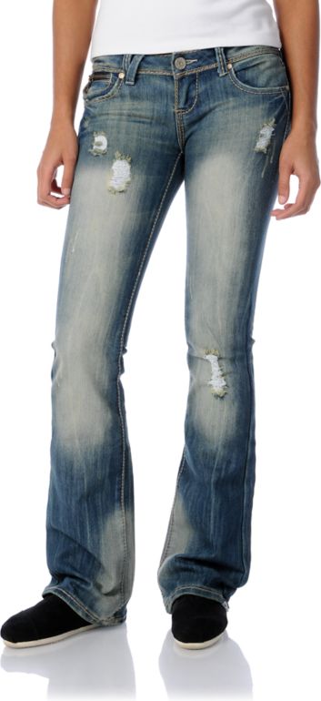 Almost Famous Maria Boot Cut Girls Jeans
