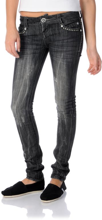Almost Famous Molly Grey Skinny Jeans