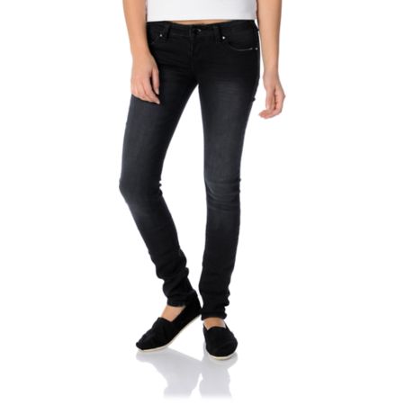 Almost Famous Mandy Black Skinny Jeans