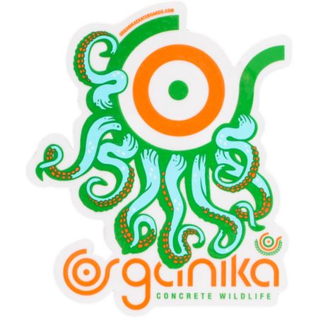 Organika Octopus Logo Sticker
