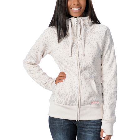 Billabong Girls Ramble On Cream Tech Fleece