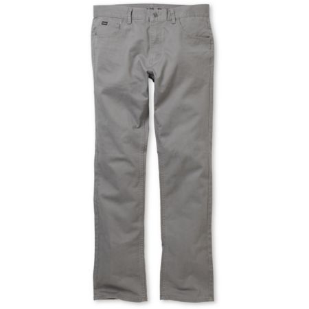RVCA Leo Romero Grey Stretch Twill Pants