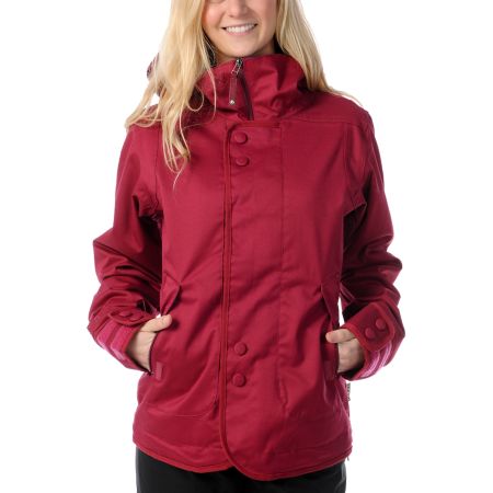 Burton Jet Set 10K Red 2012 Girls Snowboard Jacket