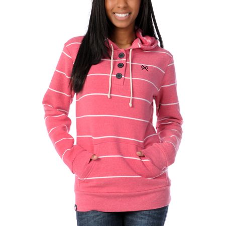 Glamour Kills Chattered Rhythms Henley Hoodie