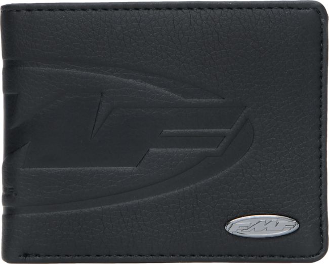 FMF Debossed Black Bi Fold Wallet