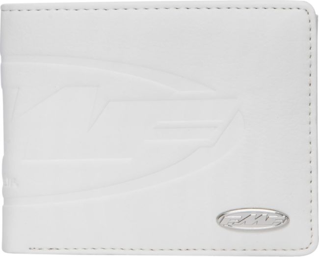 FMF Debossed White Bi Fold Wallet
