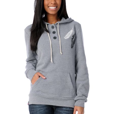 Glamour Kills Of A Feather Henley Hoodie