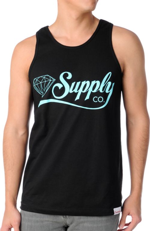Diamond Supply Diamondaire Black Tank Top