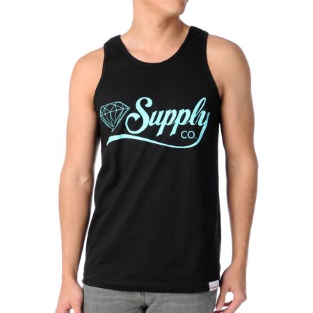 Diamond Supply Diamondaire Black Tank Top
