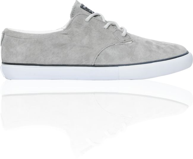 Diamond Supply Lo Cut Light Grey Suede Shoe