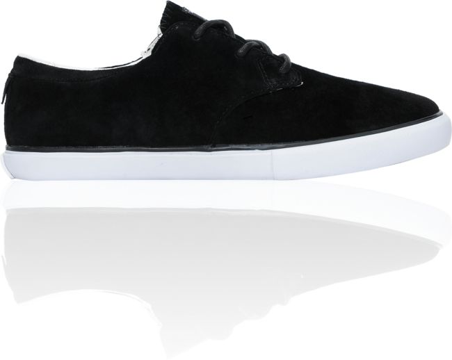 Diamond Supply Lo Cut Black Suede Shoe