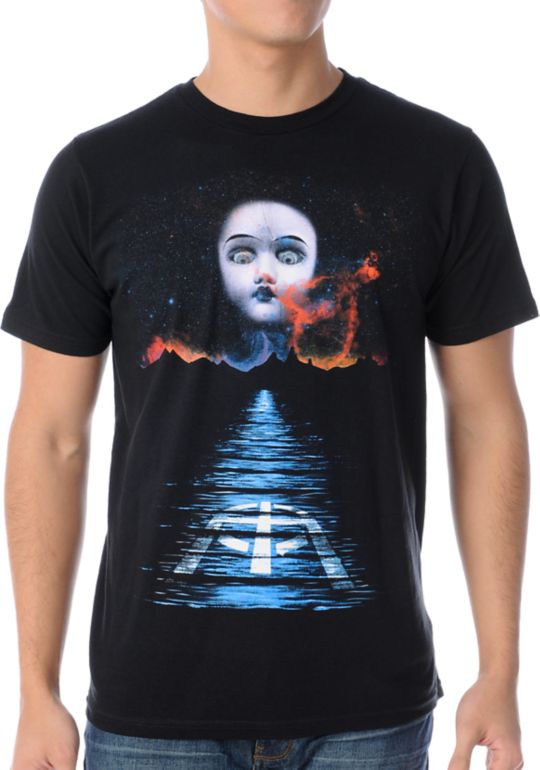 Omit Eyes In The Sky Black Tee Shirt