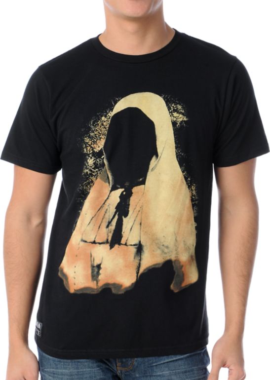 Omit Final Prayer Black Tee Shirt