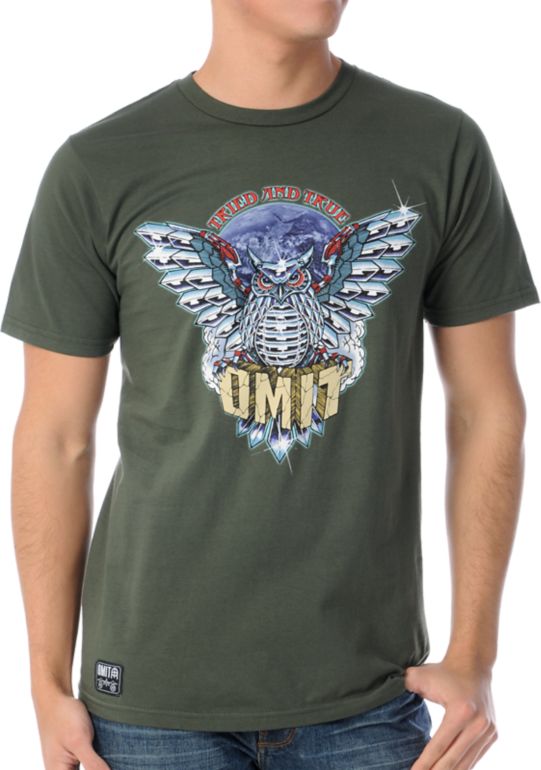 Omit Tried And True Army Green Tee Shirt