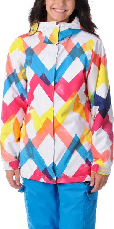 Empyre Girls Palisade Zig Zag 10K Snowboard Jacket 2013