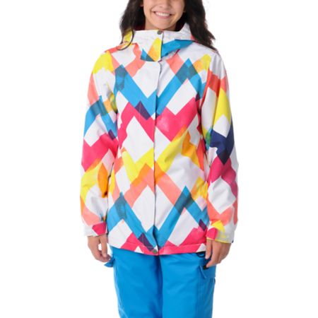 Empyre Girls Palisade Zig Zag 10K Snowboard Jacket 2013