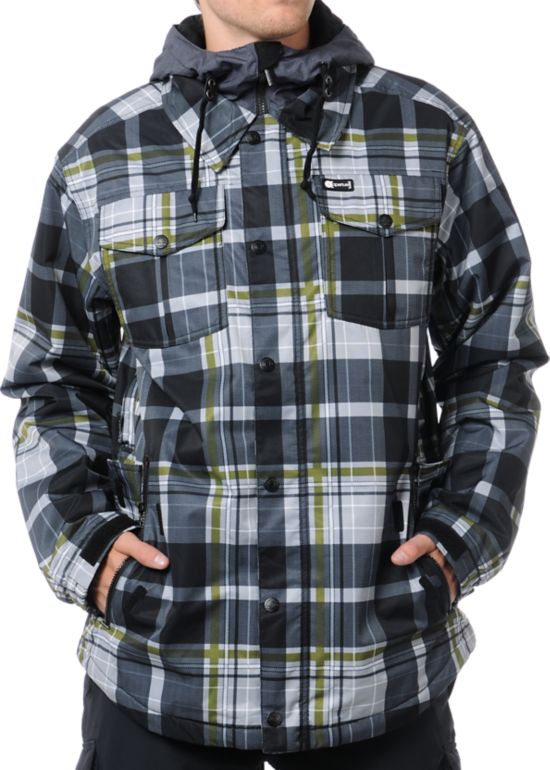 Aperture Elevation Plaid 10K Snowboard Jacket