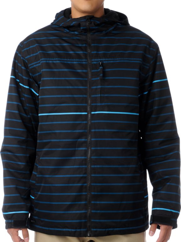 Empyre Ranger Blue Stripe 10K Snowboard Jacket 2013