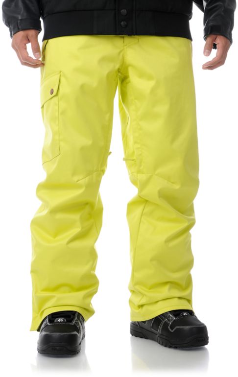 Aperture Union Tennis Yellow 10K 2013 Guys Snowboard Pants