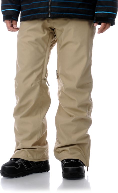 Empyre Guys Skeletor Khaki 10K 2013 Guys Snowboard Pants