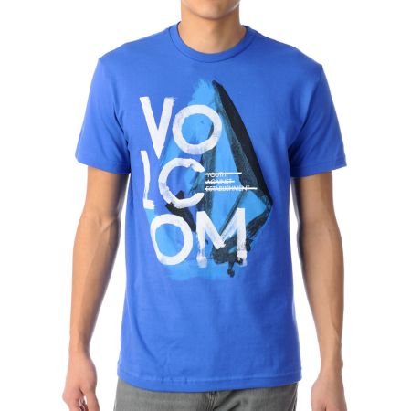 Volcom Decayed Blue Tee Shirt
