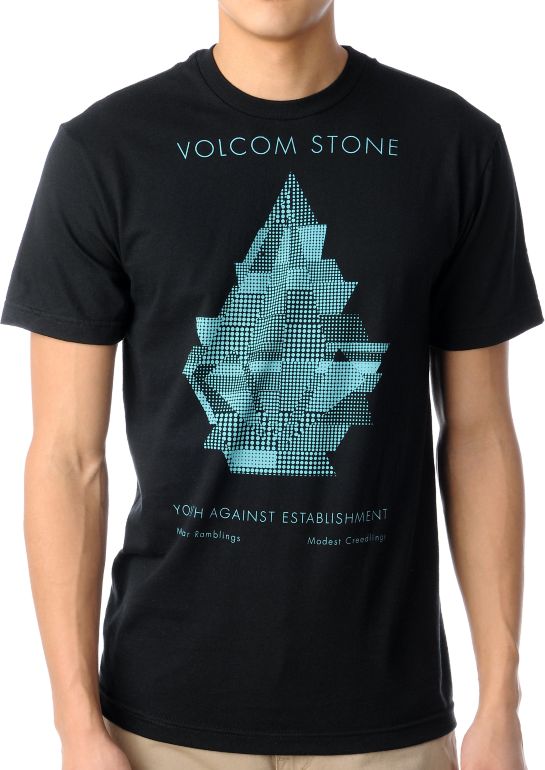 Volcom Fructure Black Tee Shirt