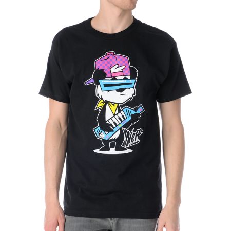 Neff Endangered Black Tee Shirt 